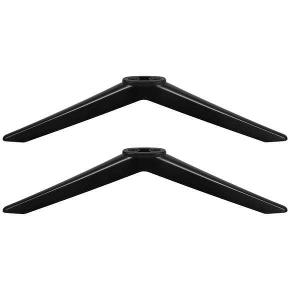 KAKOWELY plastic tv legs 1 Pair Tv Bases Pedestal Feet Tv Stand Mount Legs With Screws Universal Tabletop Stand For Lcd Led Screen Televisions10.08"X0.98"X0.87"