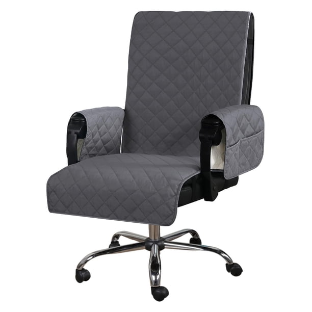 Bewildely Protector de sillón reclinable, antideslizante, impermeable, para relajarse Conjuntos de muebles de sala de estar gris