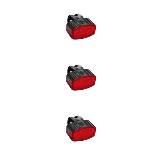 yingyy 1/2/3/5 Bike Rear Light Taillight Cycling LED Headlight USB Waterproof Outdoors Long Endurance Night Multiple Modes for Red Light 3PCS