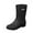 Black, variant on XIMIN Women Short Rain Boots for Womens Ankle Water Proof Rainboot Slip On Garden Boot Rubber Shoes Mens Agriculture Knee Boots