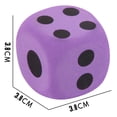 thumbnail image 1 of RXIRUCGD Toys Giant EVA Foam Playing Dice Block Party Toy Game Prize for Children, 1 of 7