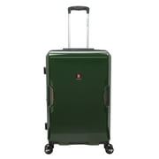 Swiss Tech 25"Hardside Checked Luggage, Green