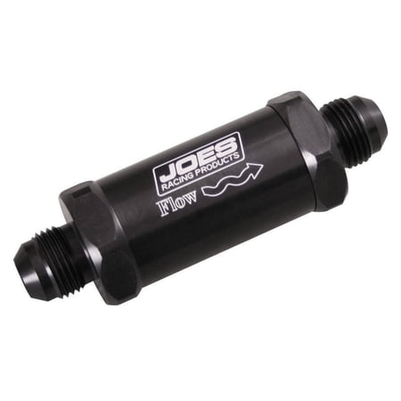 JOES Racing Products 42408 INLINE FUEL FILTER 140 MICRON MESH #8 AN