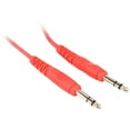 thumbnail image 2 of 8 Rockville RCTR106R Red 6' 1/4'' TRS to 1/4'' TRS  Cable 100% Copper, 2 of 2