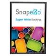 thumbnail image 1 of SnapeZo Poster Frame 13x19 Inches, Black 1 Inch Aluminum Profile, Front-Loading Snap Frame, Wall Mounting, Sleek Series, 1 of 5