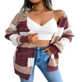thumbnail image 4 of Cardigan à Manches Longues pour Femmes Pull à Manches Longues, 4 of 7