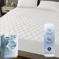 thumbnail image 6 of Taicans Waterproof Mattress Protector Queen Size,Thickened Padded Splashproof Mattress Cover 78.7x78.7x11.8in,Breathable Hypoallergenic Dust Mite Proof & Noiseless Easy Clean, 6 of 6