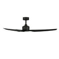 thumbnail image 3 of Terminator Indoor and Outdoor 3-Blade Smart Ceiling Fan 54in Matte Black UV-C LED Up-Light and Remote Control, 3 of 5