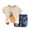 Multicolor#5, variant on Utoimkio Toddler Summer Clothes Short Sleeve T-Shirt and Shorts 2Pcs Cute Print Summer Outfits Size 0-6T
