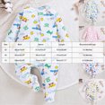 thumbnail image 3 of sdbrld Baby Pajamas Preemie Clothes Boy Newborn Sleepers 3 6 9 12 18 24 Months Unisex Infant Long Sleeve Romper Jumpsuit Fall Winter Pink Sizes 6-12 Months, 3 of 4