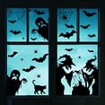 thumbnail image 5 of Hxlamzoo 2024 Halloween Supplies Halloween Window Decal Decoration Halloween Window Silhouette Decoration Scary Witch Silhouette Decoration, 5 of 6