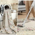 thumbnail image 6 of Lahome 5x7 Floral Washable Rugs for Living Room, Beige Non Slip Bedroom Rug with Rubber Backing , Soft Low Pile Ultra Thin Carpet for Playroom Dorm Indoor, 6 of 7