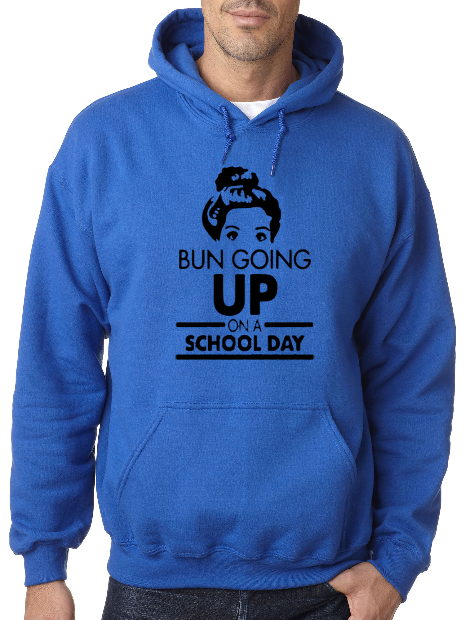 royal blue school hoodie