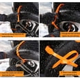 thumbnail image 3 of Lote de 12 cadenas de nieve antidérapantes universales para automóvil, 3 of 5