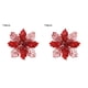 thumbnail image 1 of Naiovety 10X Navidad grande Poinsettia brillo flor árbol colgante fiesta Navidad decoración Type2 NO2, 1 of 6