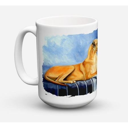 Natural Fawn Great Dane Dishwasher Safe Microwavable Ceramic Coffee Mug 15 ounce 7204CM15