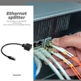 thumbnail image 3 of Répartiteur Ethernet RJ45 Mâle vers Double RJ45 Femelle Adaptateur Ethernet Prise Modulaire, 3 of 9