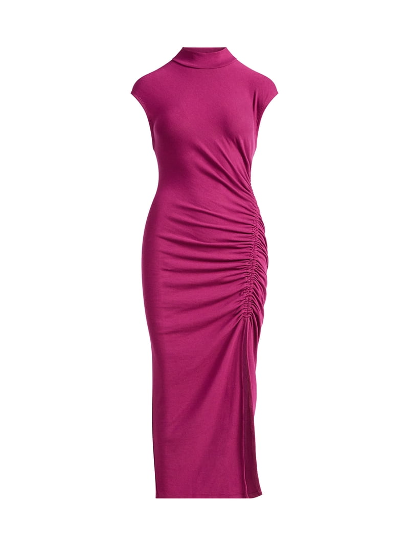 Scoop Women's Jersey Knit Maxi Dress with Side Ruching, Sizes XS-XXL - Walmart.com Scoop Women's Jersey Knit Maxi Dress with Side Ruching, Sizes XS-XXL - Walmart.com