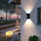thumbnail image 5 of Aplique de pared Jadeshay para exteriores plástico luz arriba y abajo, 5 of 8