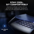 thumbnail image 6 of RESPAWN SPIRE Ergonomic Office Chair with Lumbar Support, Headrest, Adjustable Arms and Cooling Gel Seat Cushion, Comfy Breathable Mesh Seat for Home Office, High Back Reclining Gaming Chair - White, 6 of 7