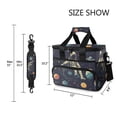 thumbnail image 3 of FORMRS Insulated Cooler Bag 24 Cans Capacity Soft Leakproof Lunch Box with Side Pockets, Astronaut Space, 3 of 7