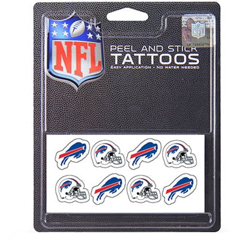 Nfl Buffalo Bills Tattoo Set 8 Piece Walmart Com Walmart Com