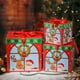 thumbnail image 4 of Juego de 3 cajas de regalo decorativas navideñas | Empaques apilables para regalos navideños | Cajas de regalo de papel reutilizables para regalos de Navidad y cumpleaños, 4 of 5