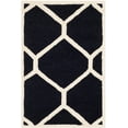 thumbnail image 2 of SAFAVIEH Cambridge Juan Geometric Wool Area Rug, Black/Ivory, 2' x 3', 2 of 7