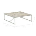 thumbnail image 4 of vidaXL Coffee Table 110x110x36 cm Solid Mango Wood, 4 of 5