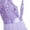 Lavender, variant on Womens Chiffon Embroidered Bridesmaid Dress Satin Sleeveless Evening Prom Gown U Back Maxi Dress