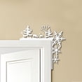 thumbnail image 4 of Nativity Scene Door Frame Decorative Ornament | Religious Christmas Home Decor | Intricate Holiday Wall Hanging Display, 4 of 6