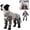 Large, variant on Dog Snowsuit with Attached Boots, Waterproof Winter Full Body Coat, Waterproof Insulated Full Coverage, Attached Boots & Paw Protection, Reflective Safety, Leash-Ready, Easy Side Closure