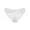 B04-White, variant on Fewfanhhot Floral Lace V-Shape Panties - Seamless Mesh Transparent Hipster Underwear Bikini Fashion Panties for Women