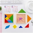 2024 Cyber&Monday Dealskcavykas Tangram Puzzle Wooden Puzzle Tangram ...