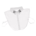 thumbnail image 4 of Colr de de moda para mujer Peter Pan Camisa de sopa decthable Cuello falso falso 10 Soledad La mitad de camisas, 4 of 7