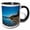 Black/White, variant on 3drose, Usa, Washington, Wenatchee Area - Us48 Rdu0388 - Richard Duval, 11oz Two-tone Yellow Mug