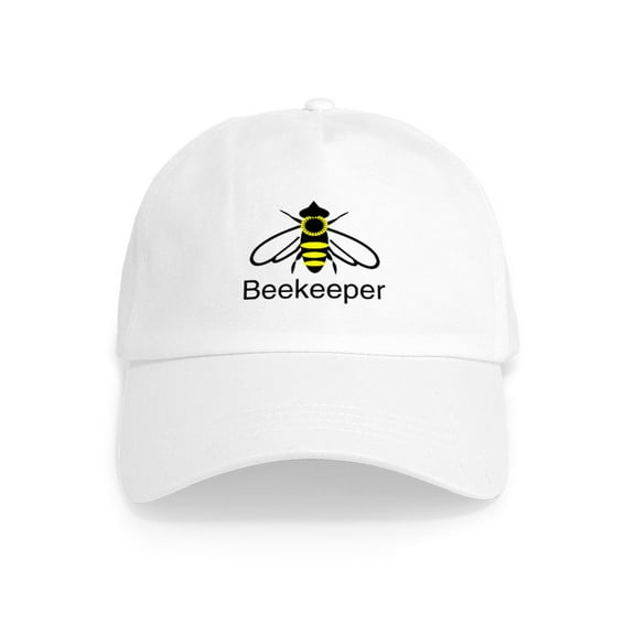 CafePress - Beekeeper 3 Cap - Adjustable 100% Brushed Unisex Casual Cotton Baseball Cap, Beige, 1