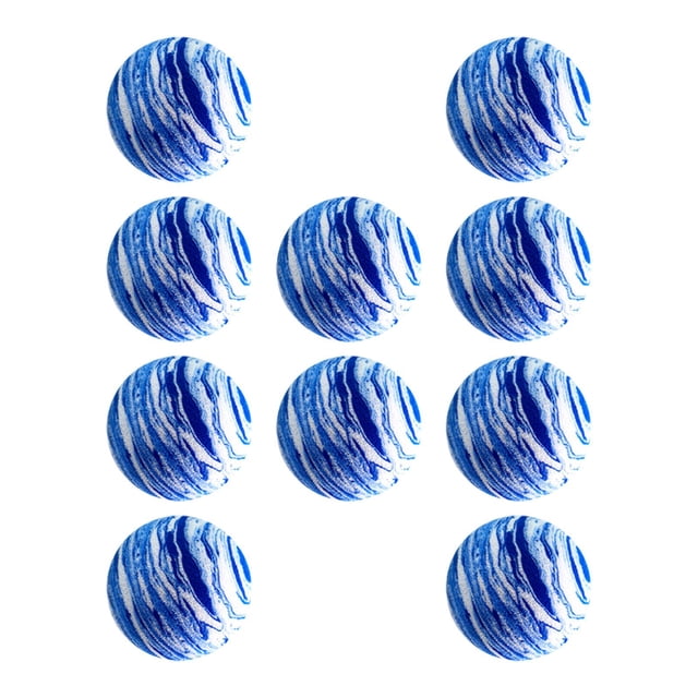10 piezas pelotas de Golf pelotas de entrenamiento de Golf pelotas para practicar Golf multifunción duraderas accesorios de Golf para jardín Oficina azul y blanco Yinane Pelotas de golf