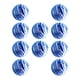 thumbnail image 1 of 10 pelotas de entrenamiento de golf, pelotas de golf, pelotas de práctica de golf ligeras, para interiores azul y blanco, 1 of 9