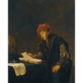 thumbnail image 3 of Jan Steen 20x24 Black Modern Framed Museum Art Print Titled - A Youth Reading, 3 of 5