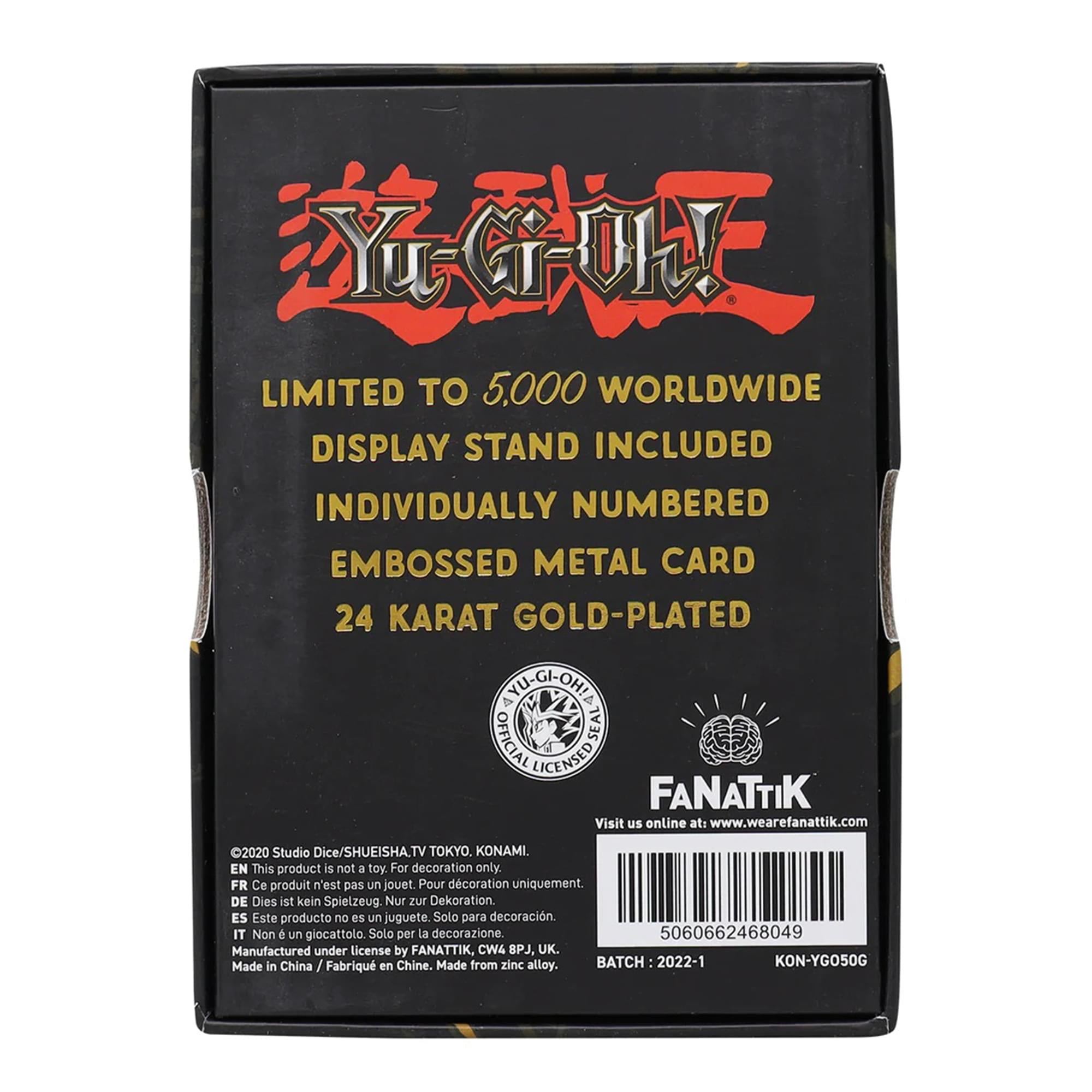 yugioh 24k gold cards Yugioh Black Skull Dragon Limited Edition Gold Card main image 1