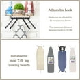 thumbnail image 4 of PERFNIQUE Ironing Board Holder, Ironing Board Hanger, Laundry Room Organization with Removable Hooks(T&V Shaped), Farmhouse Laundry Room Decor, 4 of 6