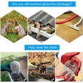 thumbnail image 4 of Expandable Gutter Downspout Guards, Aluminum Leaf Filter Strainer for Easy Installation, Weather-Resistant Downspout Protector Prevents Blockage in Eaves, Ditches, and Sewers (4, 4 of 5