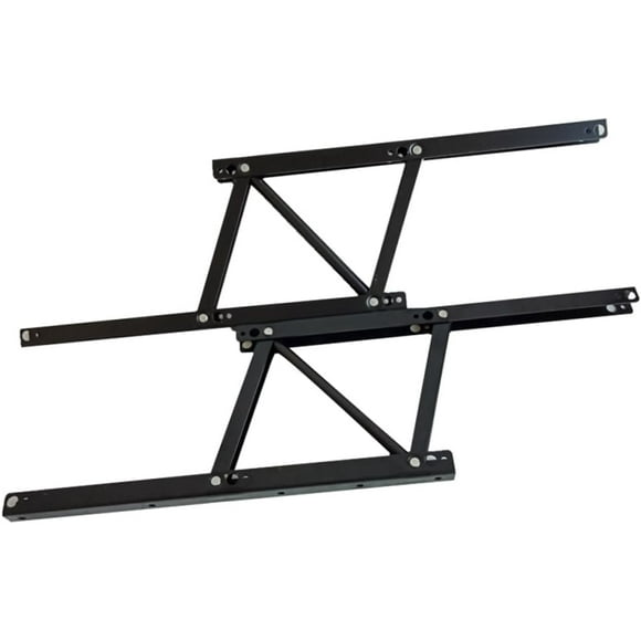 Environmentally friendly and healthy black 1 pair coffee table lifting stand folding shelf hardware lifting stand heavy duty spring folding shelf bracket table lifting mechanism workbench heavy duty