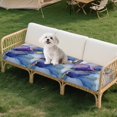 thumbnail image 4 of Xixirimido Couch Covers for Sectional Sofa Stretch Couch Cushion Covers 3Pcs Universal Couch Sofa Cover Washable Furniture Protector for Living Room, Blue Purple Marble, 4 of 8