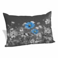 thumbnail image 2 of Blue Grey Daisy Pillow Protectors with Zipper Standard Size, Farmhouse Flowers Abstract Country Soft Brushed Microfiber Breathable Throw Pillow Covers, Pillowcase for Couch Sofa Bedroom 20"x26", 2 of 9
