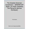 thumbnail image 1 of Pre-Owned The Greatest American Investment ~ SEMINAR SET {Book, [4] Audio Cassettes, The Manual & Seminar Workbook} (Hardcover) 0962912743 9780962912740, 1 of 1