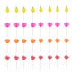 thumbnail image 2 of 100 Pcs Hawaii Ornament Fruit Food Pick Finger Food Sticks Cocktail Toothpicks Cupcake Picks, 2 of 3