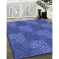 thumbnail image 3 of Ahgly Company Machine Washable Indoor Rectangle Transitional Light Slate Blue Area Rugs, 4' x 6', 3 of 7