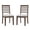 Walnut, variant on GZXS 2-Pack Ladder-Back Dining Chairs, Classic & Modern Solid Wood Kitchen Side Chairs with Upholstered Seat, for Dining Room, Restaurant, Walnut